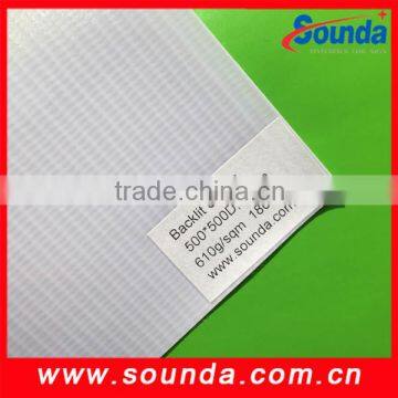 610G Solvent Digital Printing PVC Flex Banner/Backlit PVC Flex Banner/PVC Frontlit Banner Flex