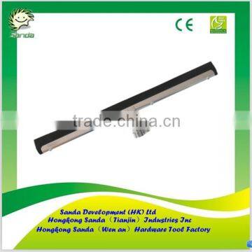 industrial foam rubber floor squeegee with handle socket clamp