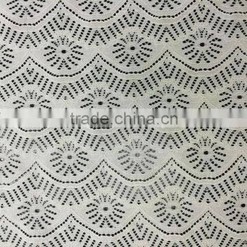 high quantity white scalloped elastic plain lace fabric for sexy bra