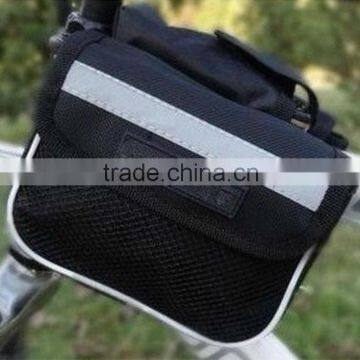 Custom Riding Bike Saddle Bag With Reflective Stripe photo-4