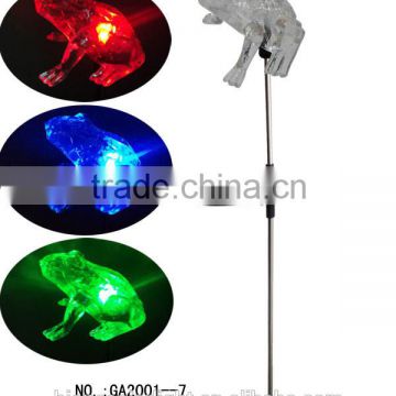 Outdoor Solar Garden Light Frog