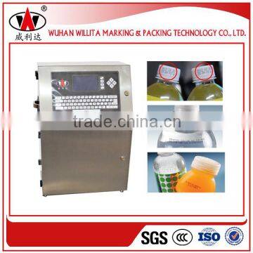 Glasss Bottle Expiry Date Automatic Industrial Ink Jet Printing Machine