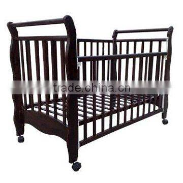 Baby Crib,Convertible Baby Cot Bed,Wooden Cot Bed