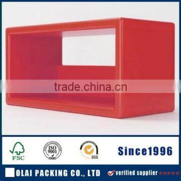 High-end wooden decorative CD box with window