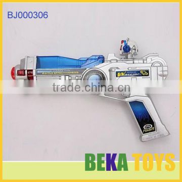 2014 newest toy gun electric gun toy paint English Russian sound gun novelty space gun