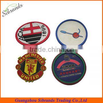 2014 new design promotional cup mat coaster,custom free rubber coaster,cute round coaster