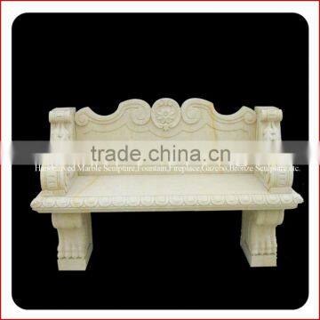 Outdoor Decorative Garden Stone Bench Statue