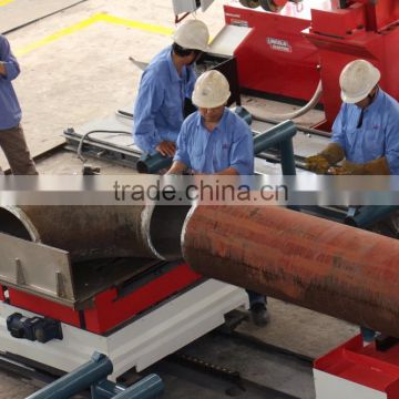 Pipe prefabrication fitting up platform