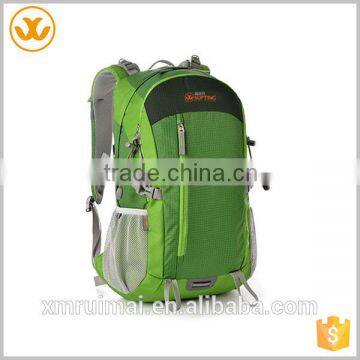 Wholesale custom adjuster strap sport green backpack laptop bags