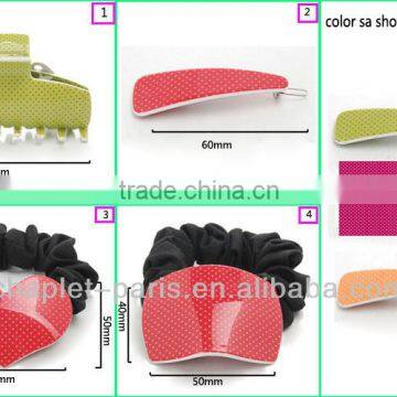 jewelry hair accessory set, rhine stone luxury flower hair clip set for women, fancy hair barrettes wholesale in china