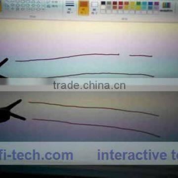 New Arrival!Defi 100" Interactive Touch Foil Reusable Side Version/40 Points Through Glass/LCD/LED Screen Hot Sale