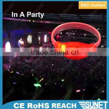 Wholesale Party Supplies Plastic Soft LED TPU Bracelet photo-3