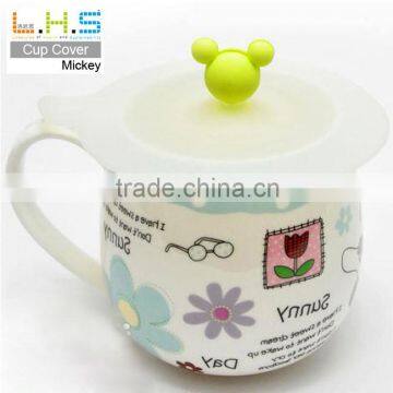 Mickey silicone coffee cup lids