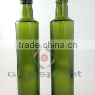 500ml green dorica olive oil glass bottles