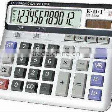 12 digits big promotional calculator KT-2588