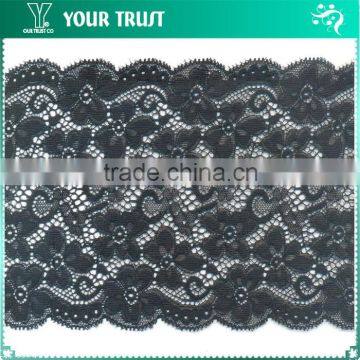 Width 6.2 Centimeter White Stretch Tape Trim Spandex Elastic Lace photo-4