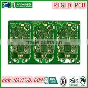 94v-0 4 layer White Legend PCB with 1.6mm Board Thickness and Gold Plated Surface Treatment