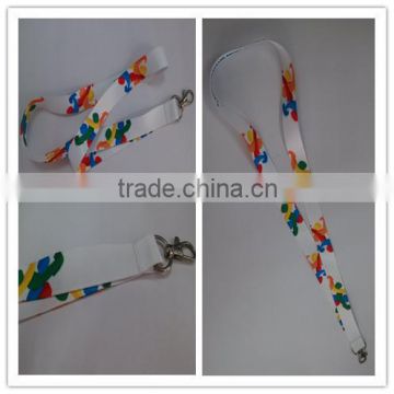 Dongguan Supplier Printed Polyester Badge Holder Lanyard