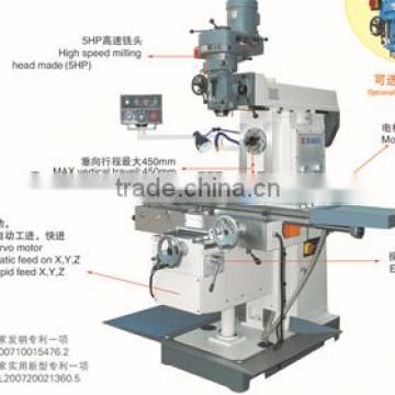 Turret Milling Machine XL6336,XL6336C,XL6336CL with 5.5KW MOTOR