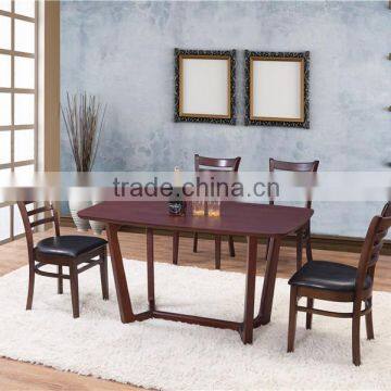 4 Seat Per Table Foshan Wooden Restaurant Furntiure (FOH-BCA62)