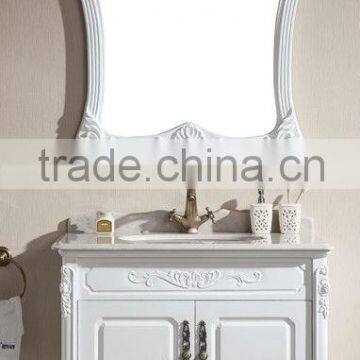 Luxury European style Solid Wood Bathroom Vanity