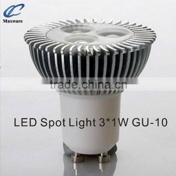 GU10led 3*1W wireless spot light Warm White BridgeLux 250lm 3W 30 degree