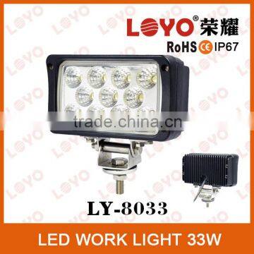 2015 hottest 33w offroad led driving lights 12V led working lamp 33w