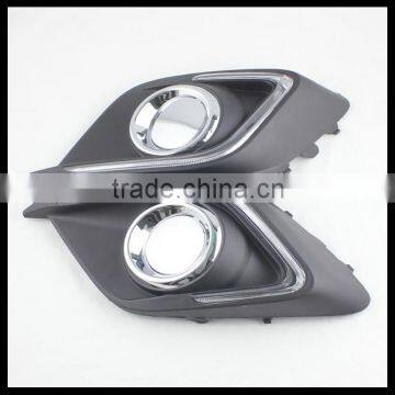 White LED Daytime Day Fog Lights DRL Run lamp For For Mazda 3 Axela 2014 up