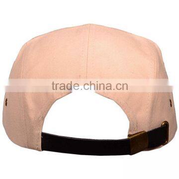China Manufacturer Custom 100% Cotton 5 Panels Caps Hats photo-2