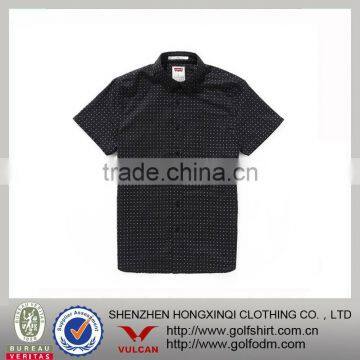 100% Cotton Breathable Jacquard Shirt For Men