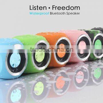 Mini portable bluetooth speaker ,metal outdoor sport speaker with FM radio
