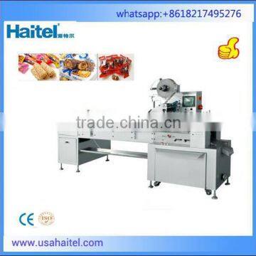 CE ISO9001 Horizontal pillow high qualitty automatic chocolate bar wrapping machine