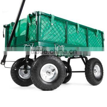 300kgs High Quality Mesh Foldable Steel Garden Carts