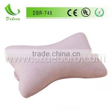 Factory Luxury PU Memory Foam Car Massage Headrest Pillow DBR-745