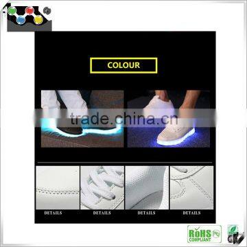 Wholesale LED Flash Lighting Sneakers Shoes Summer High Breathable Lighting Sneakers photo-5