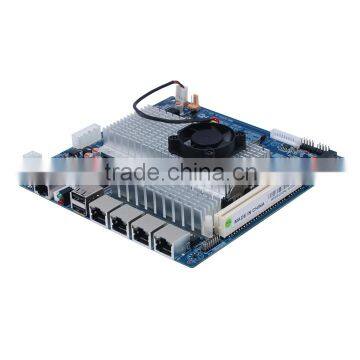 4 Lan Intel atom D2550 network security firewall motherboard