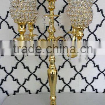 Silver Candelabra,gold crystal candelabra,whole sale wedding black candelabra