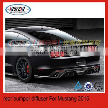 body parts 2015 Mustang rear bumper carbon FOR Ford rear diffuser lip car bumper