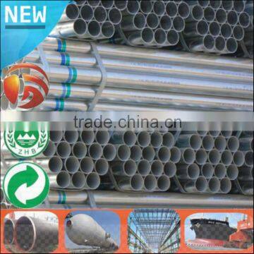 Low Price Large Stock Hot dipped Galvanized steel pipe/rectangular steel pipe tube 10mm diameter Q235A