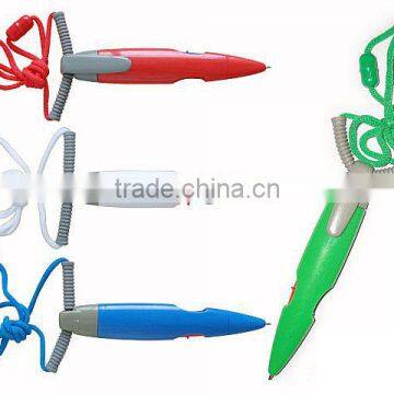 Plastic Hot-selling Lanyard Pen K-CM01