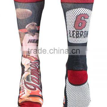 All Over Print Basketball Custom Sublimation Sock photo-3