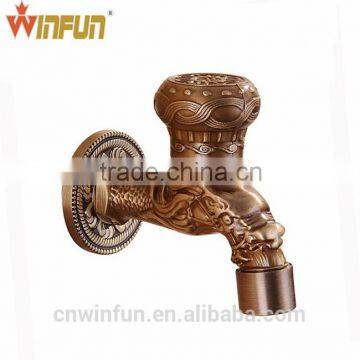 High Quality wall mounted Antique bronze Brass bibcock water taps