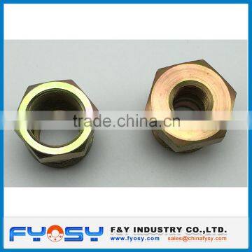 Brass Male Hydraulic Fitting Reducing Hollow Hydraulic Plug