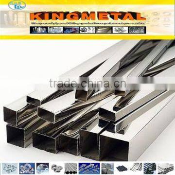 ASTM A554 welded stainless steel furniture rectangular tube