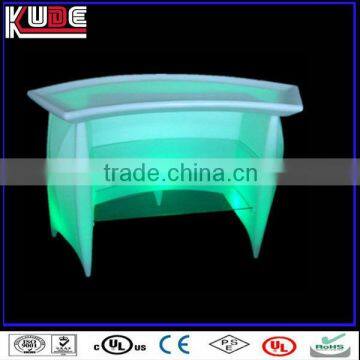 LED illuminated furniture bar counter design/modern home bar counter/office furnture office counter design