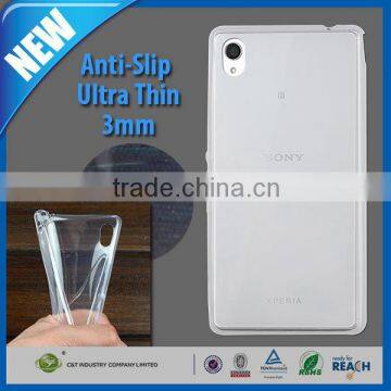 C&T Clear tpu phone back cover for sony xperia m4 aqua
