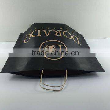 2016 New Type Brown Kraft Paper Bags New Easy Bags With Tote for Gift