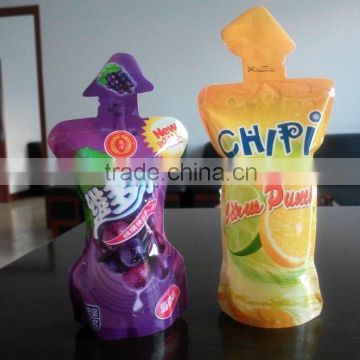 100ml sword shape fruit juice packaging ice pop bag