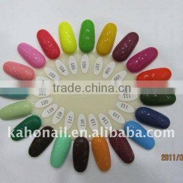 2014 new fashion design color gel nail polish Nail Painting for aluminum foil nail