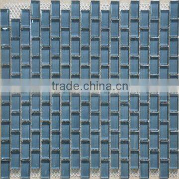 Blue series glass crystal mosaic tile, candy design glass mosic on sale AGL6099